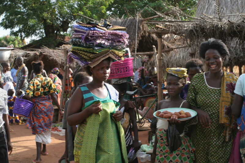 Market in Togo — Togo, Africa, West Africa