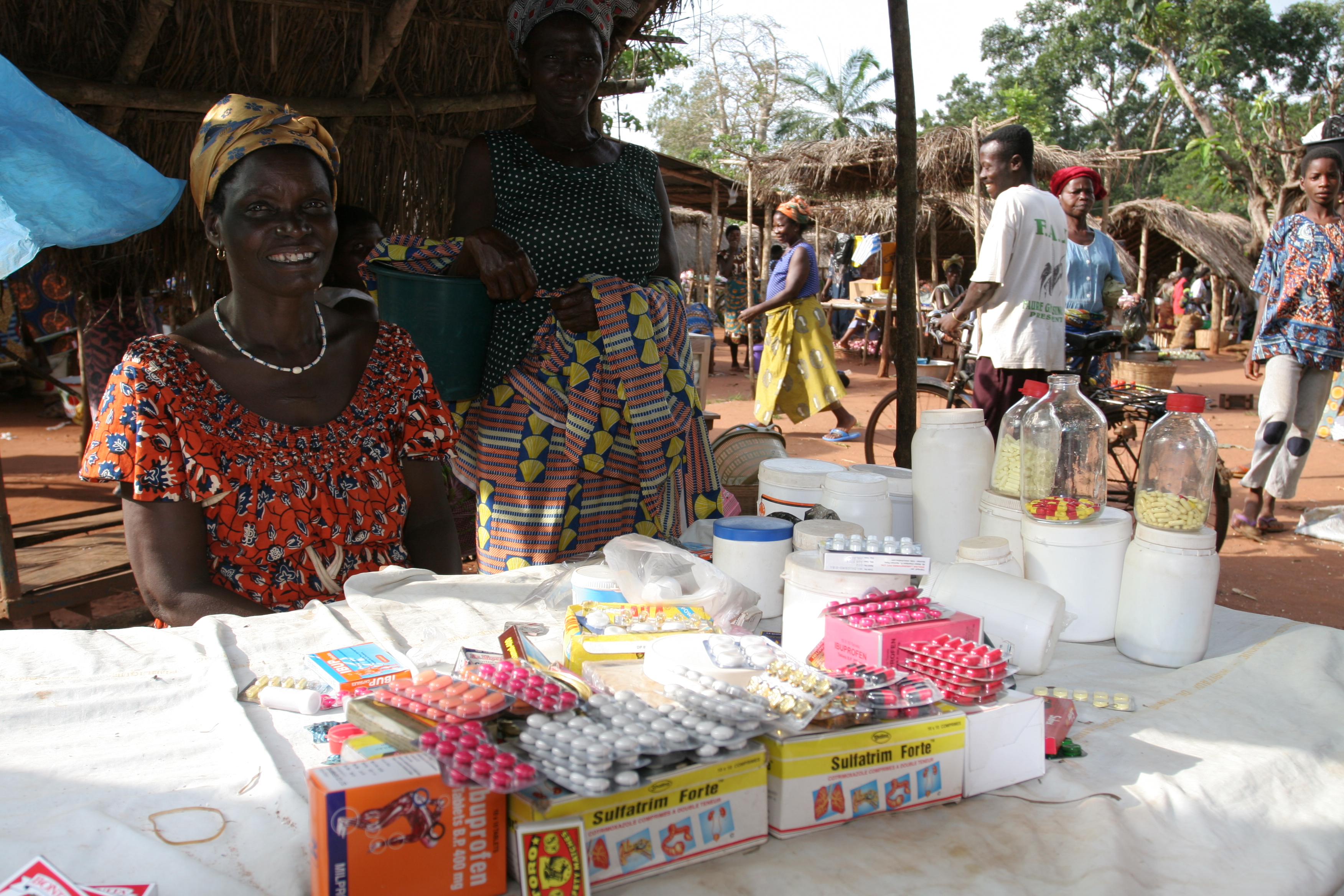 Drugs sold by person in Market