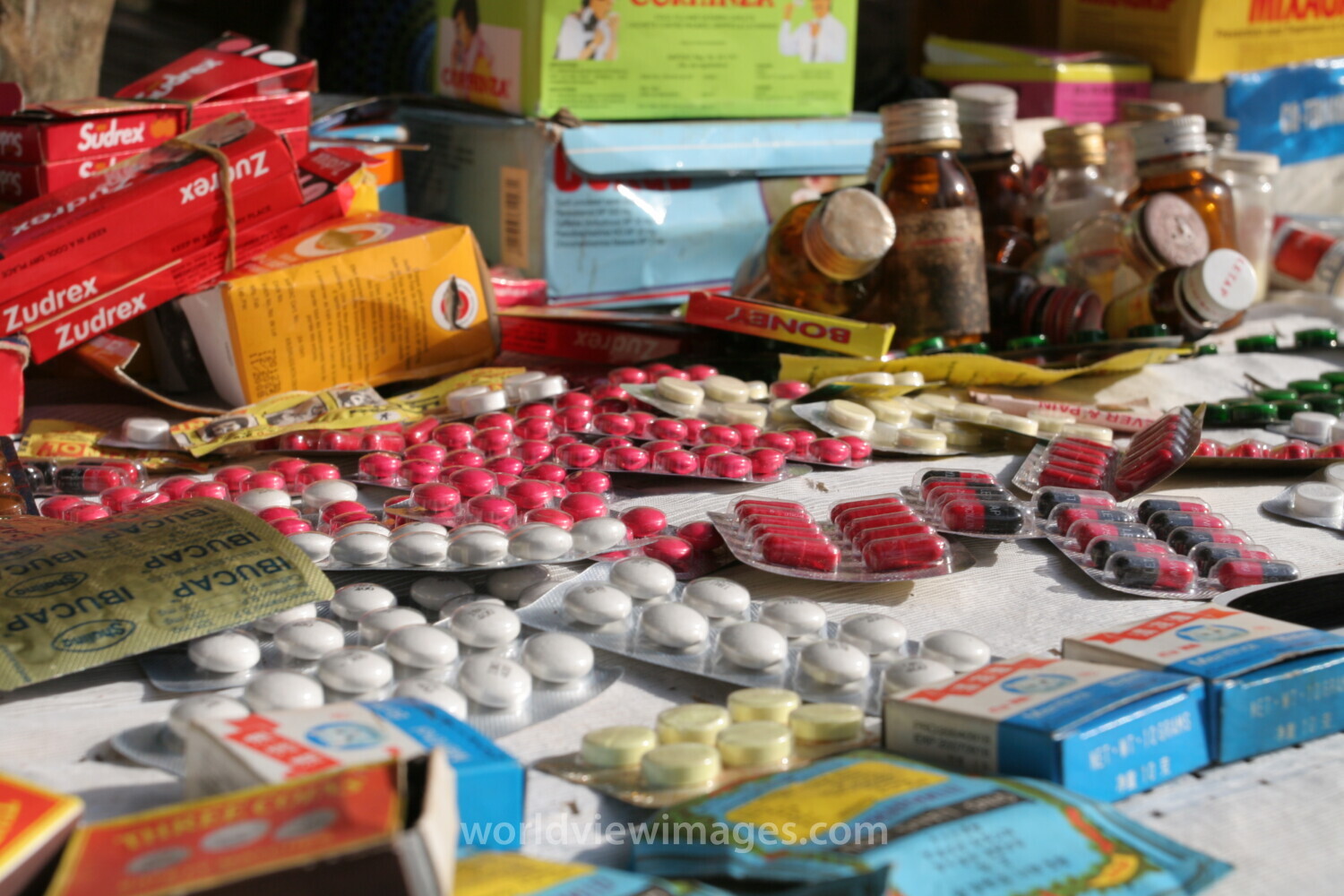 Drugs sold by person in Market