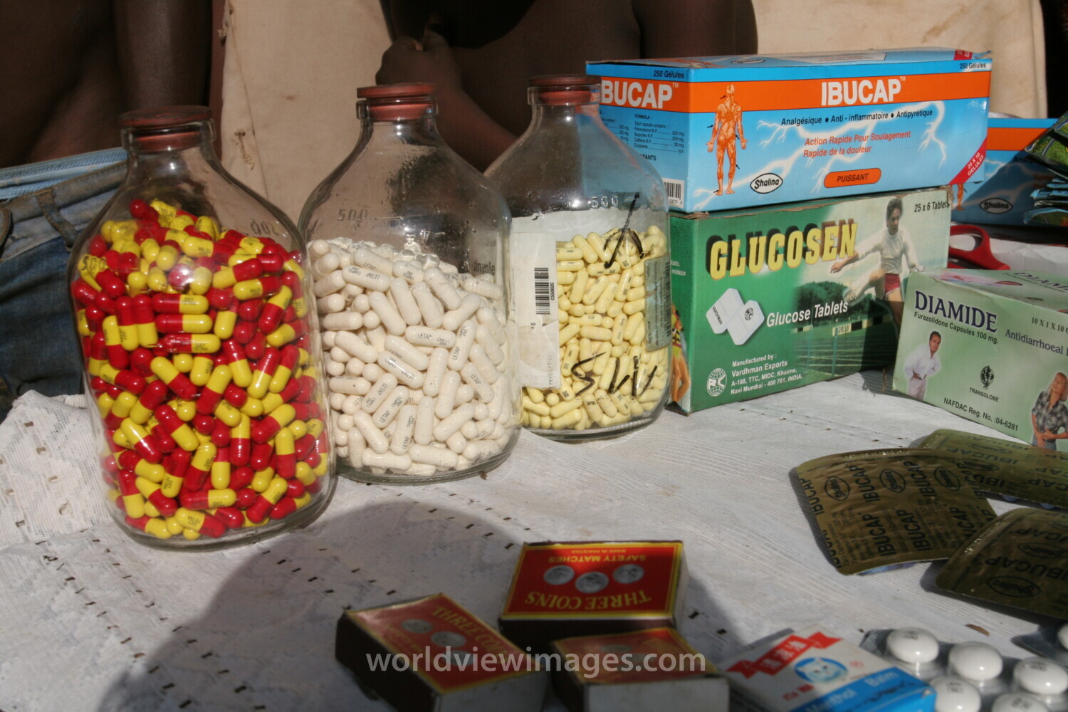 Drugs sold by person in Market