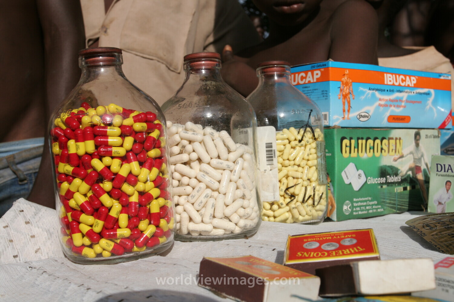 Drugs sold by person in Market