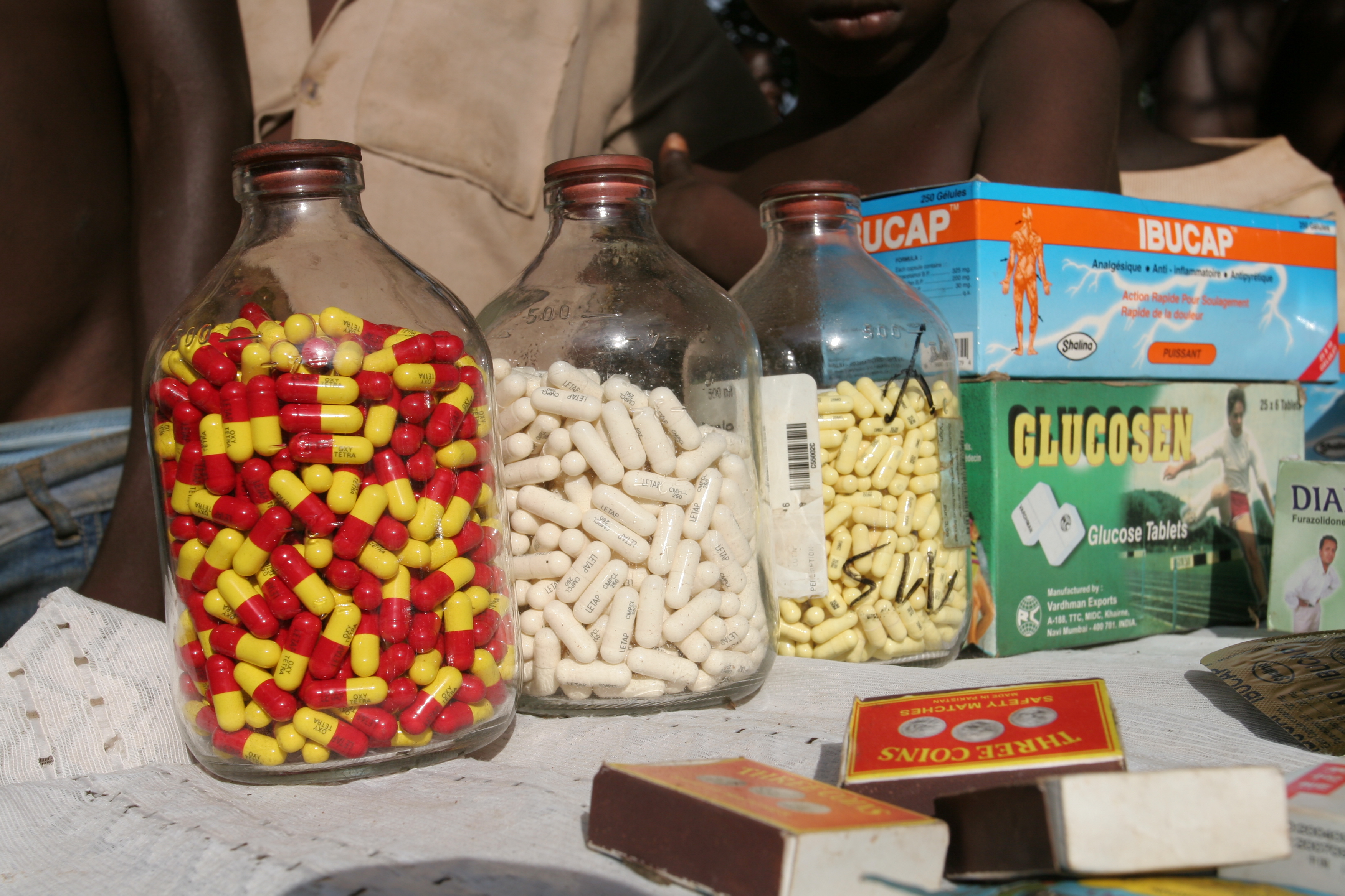 Drugs sold by person in Market