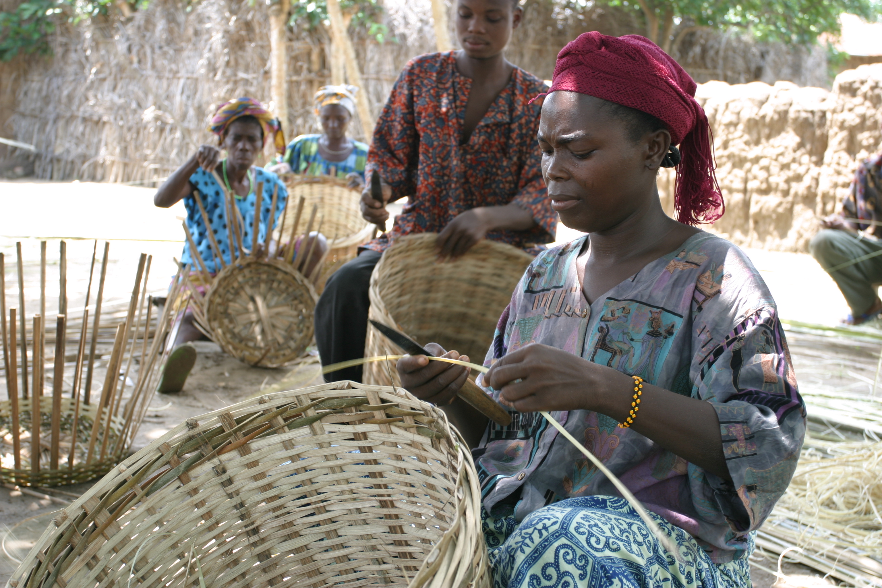 Making Baskets in Togo