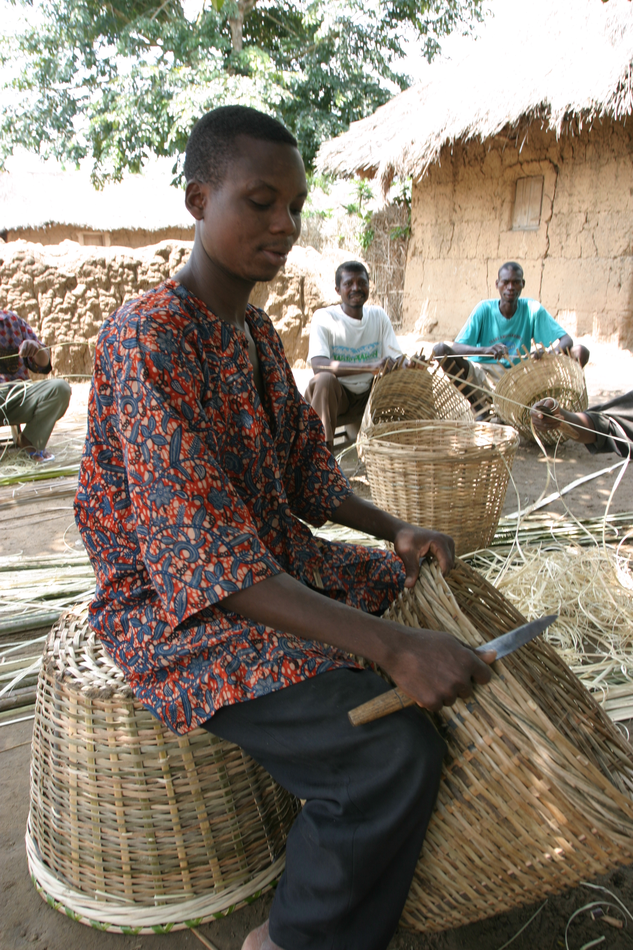Making Baskets in Togo