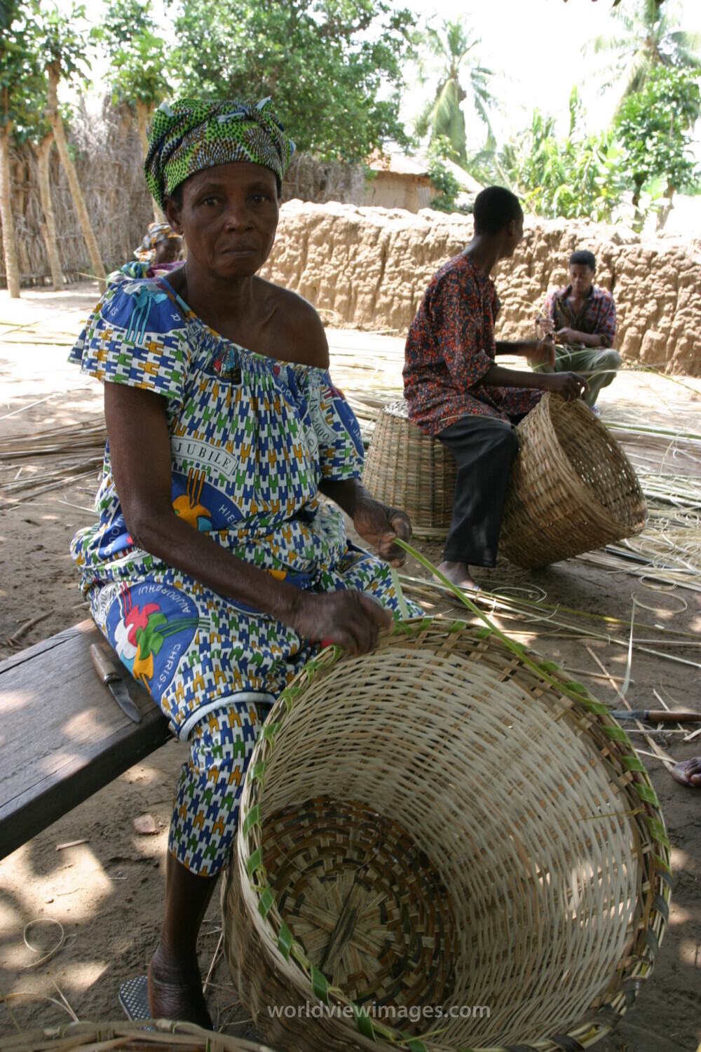 Making Baskets in Togo