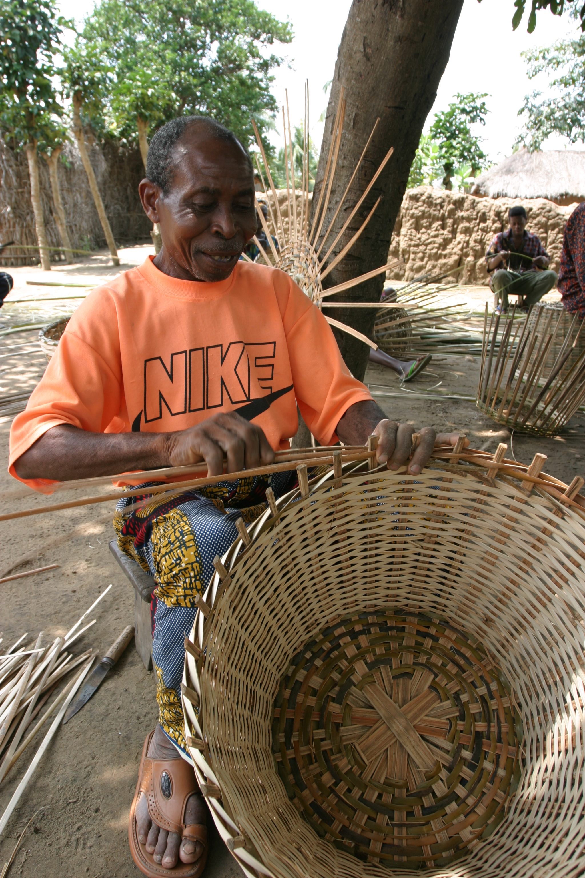 Making Baskets in Togo
