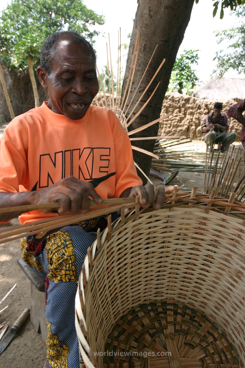 Making Baskets in Togo