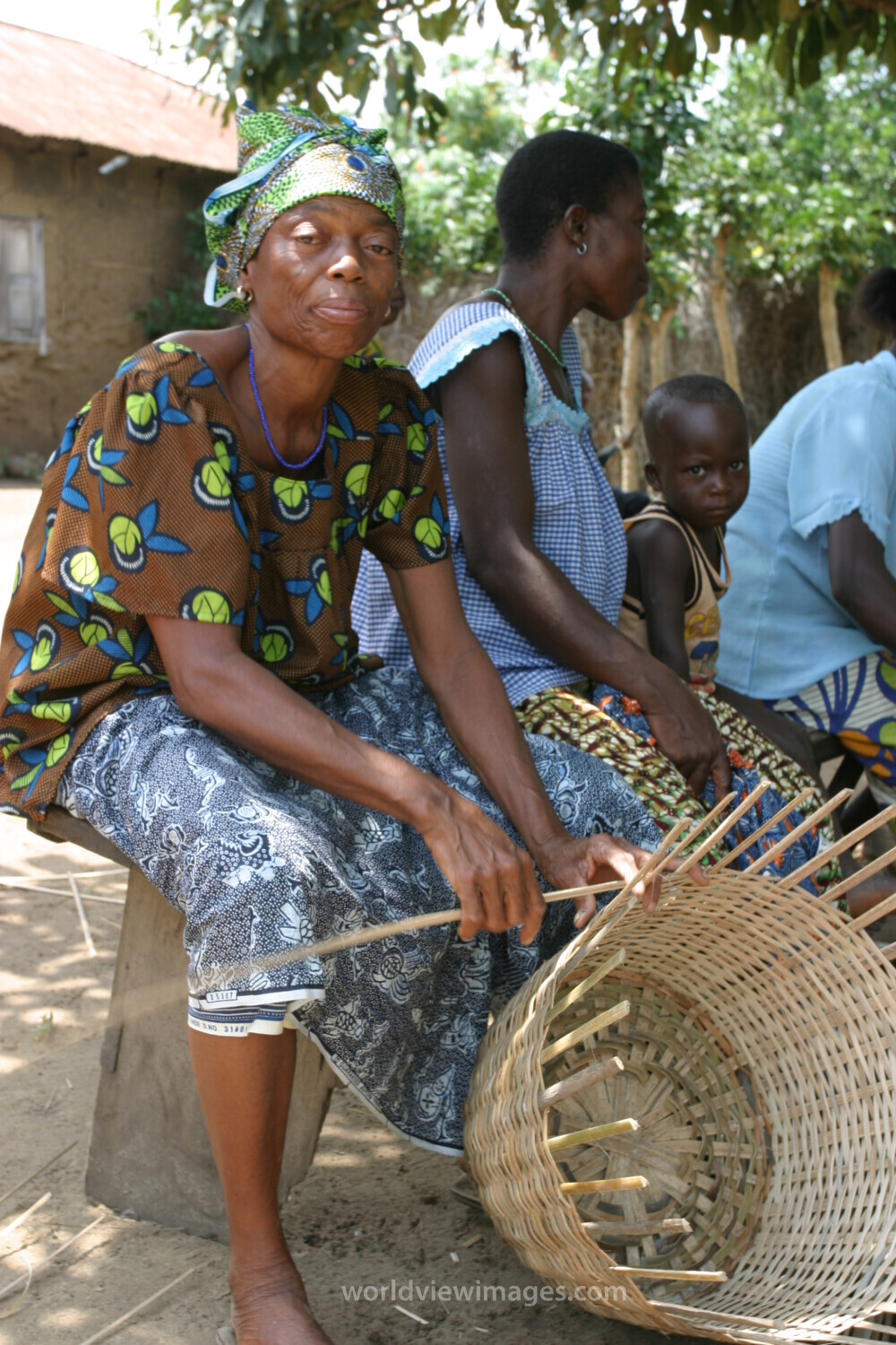 Making Baskets in Togo