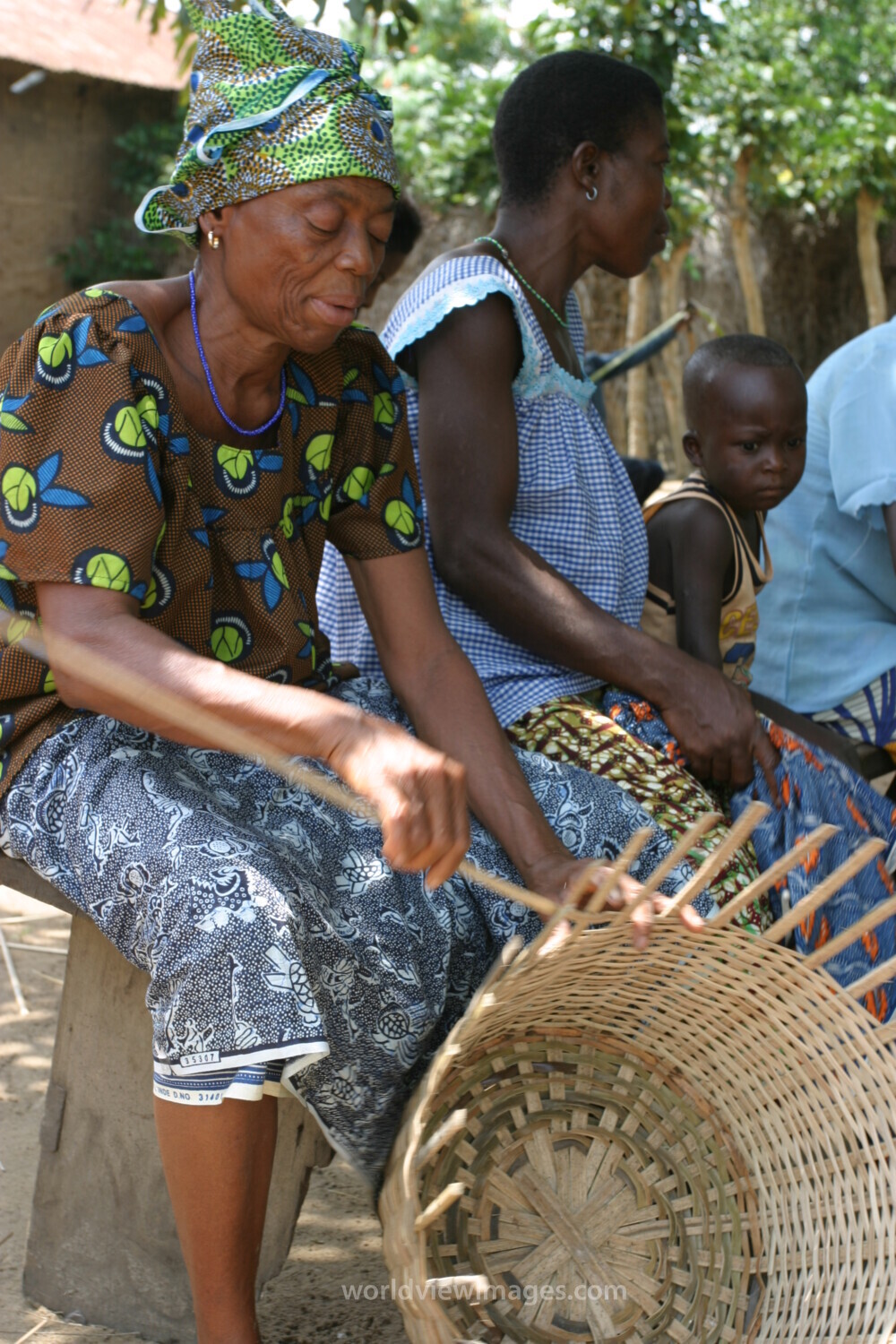 Making Baskets in Togo
