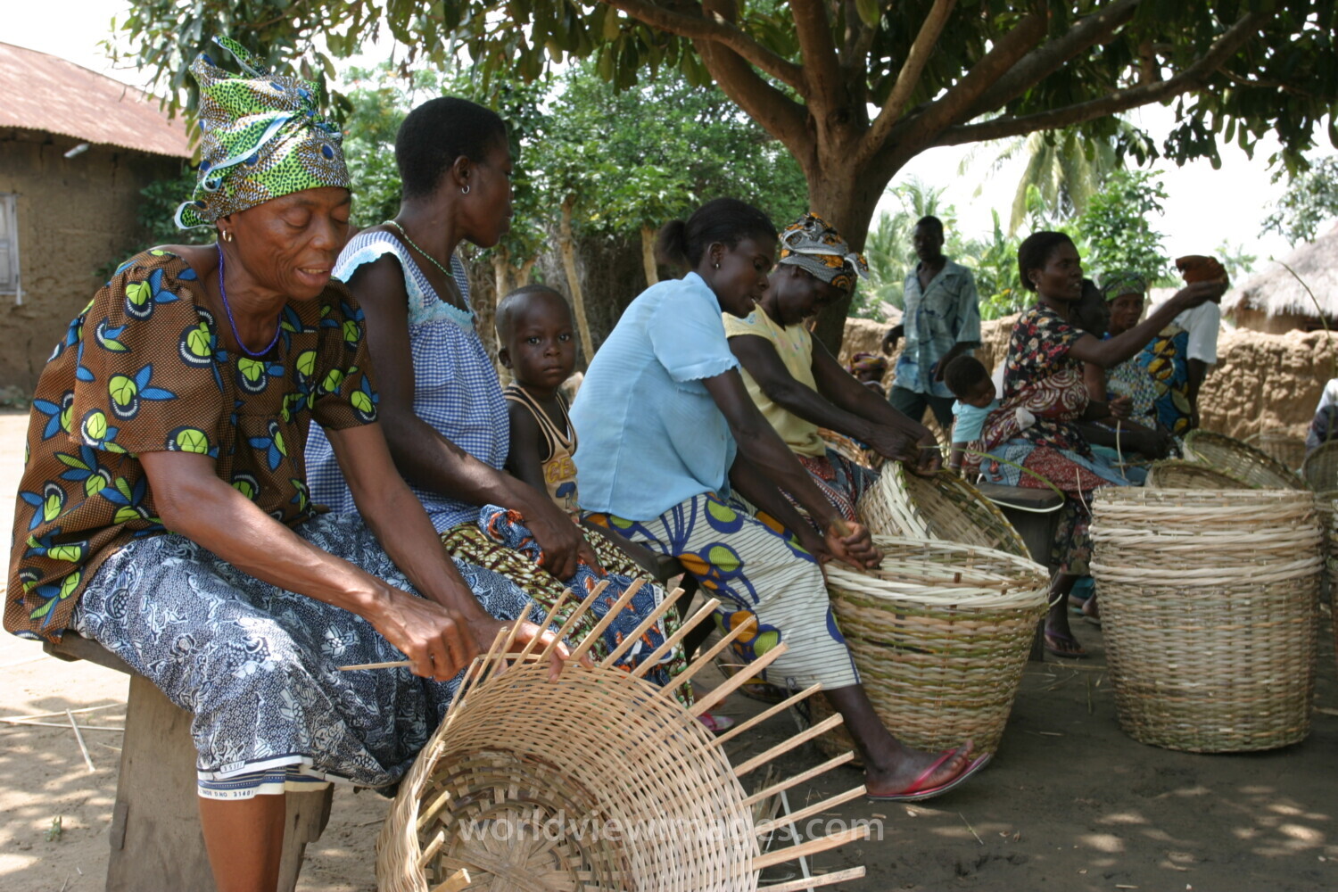 Making Baskets in Togo