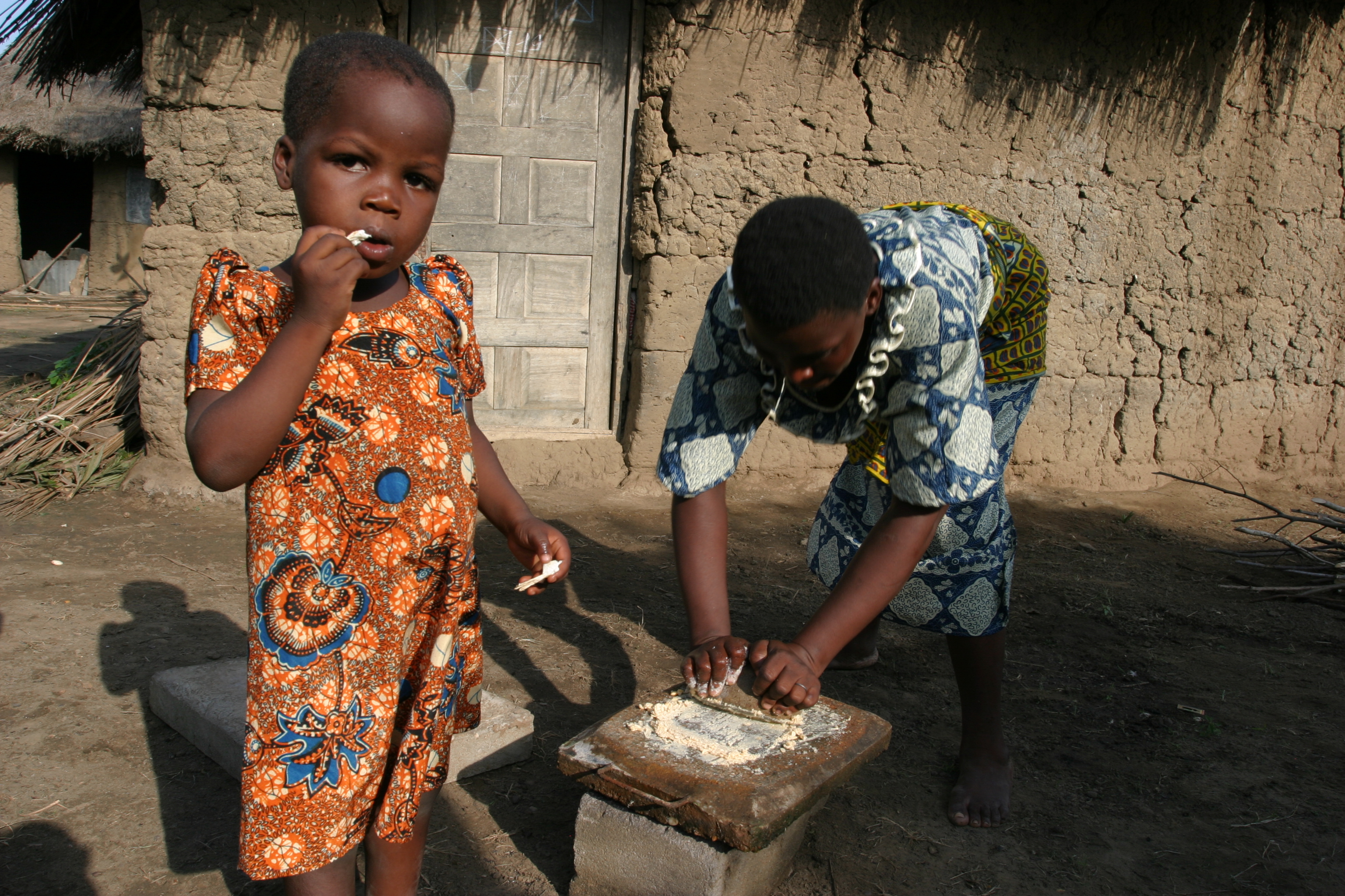 Grinding Maize on a Grinding Stone