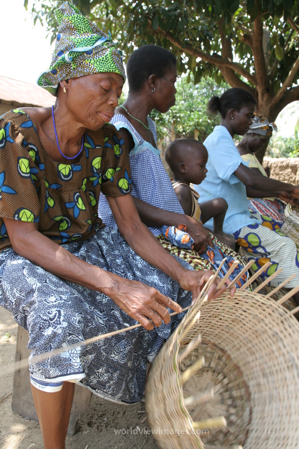 Making Baskets in Togo