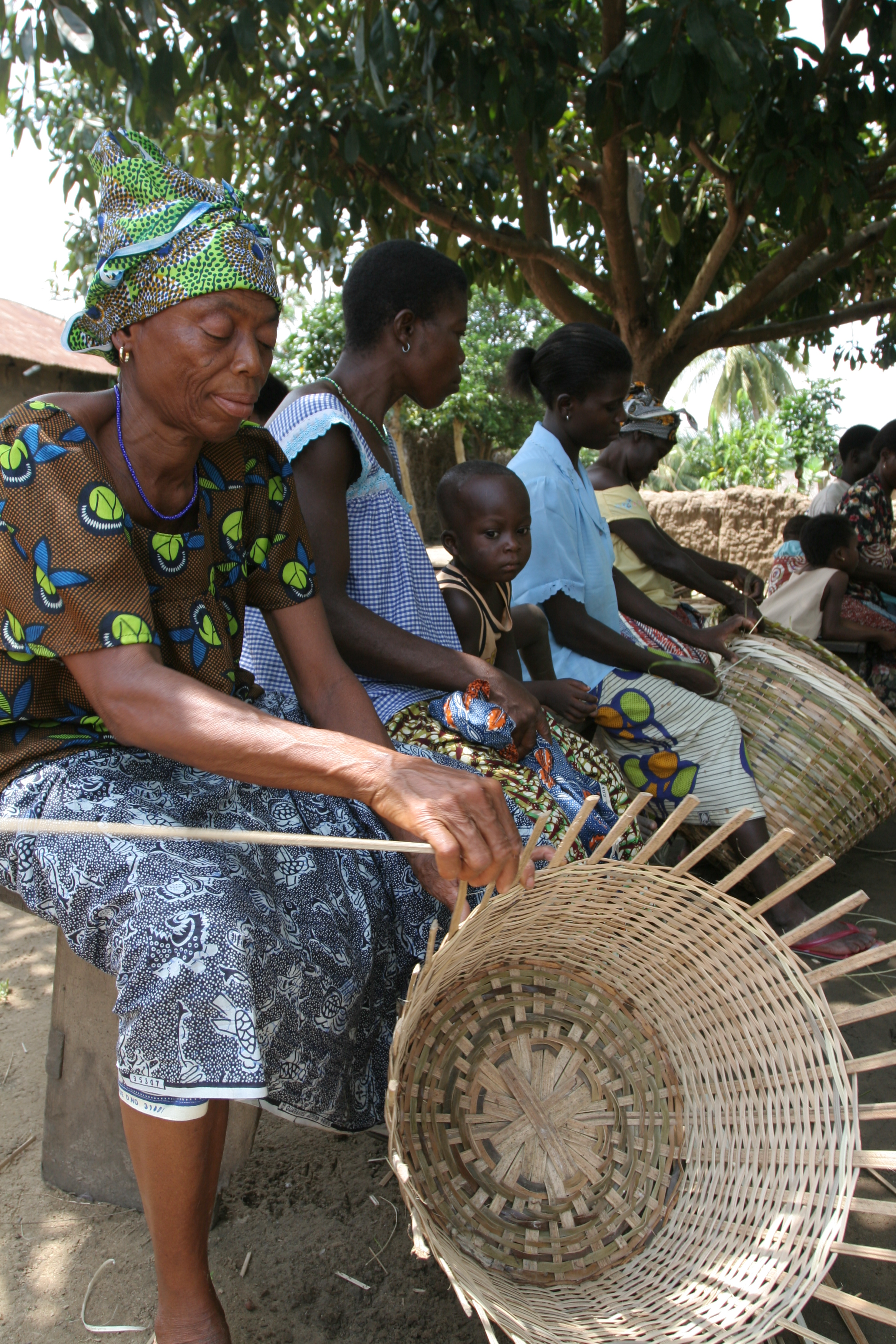 Making Baskets in Togo