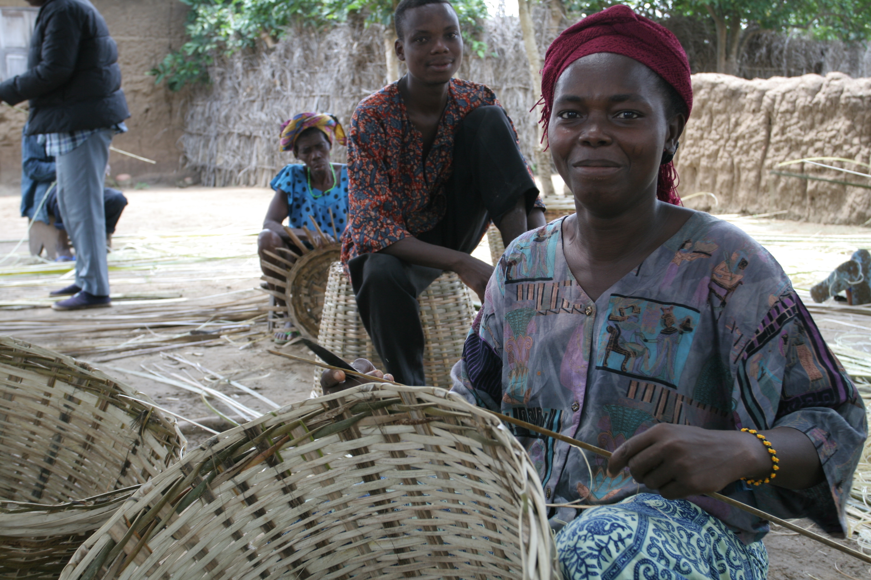 Making Baskets in Togo
