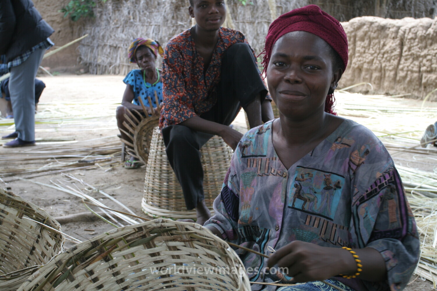 Making Baskets in Togo