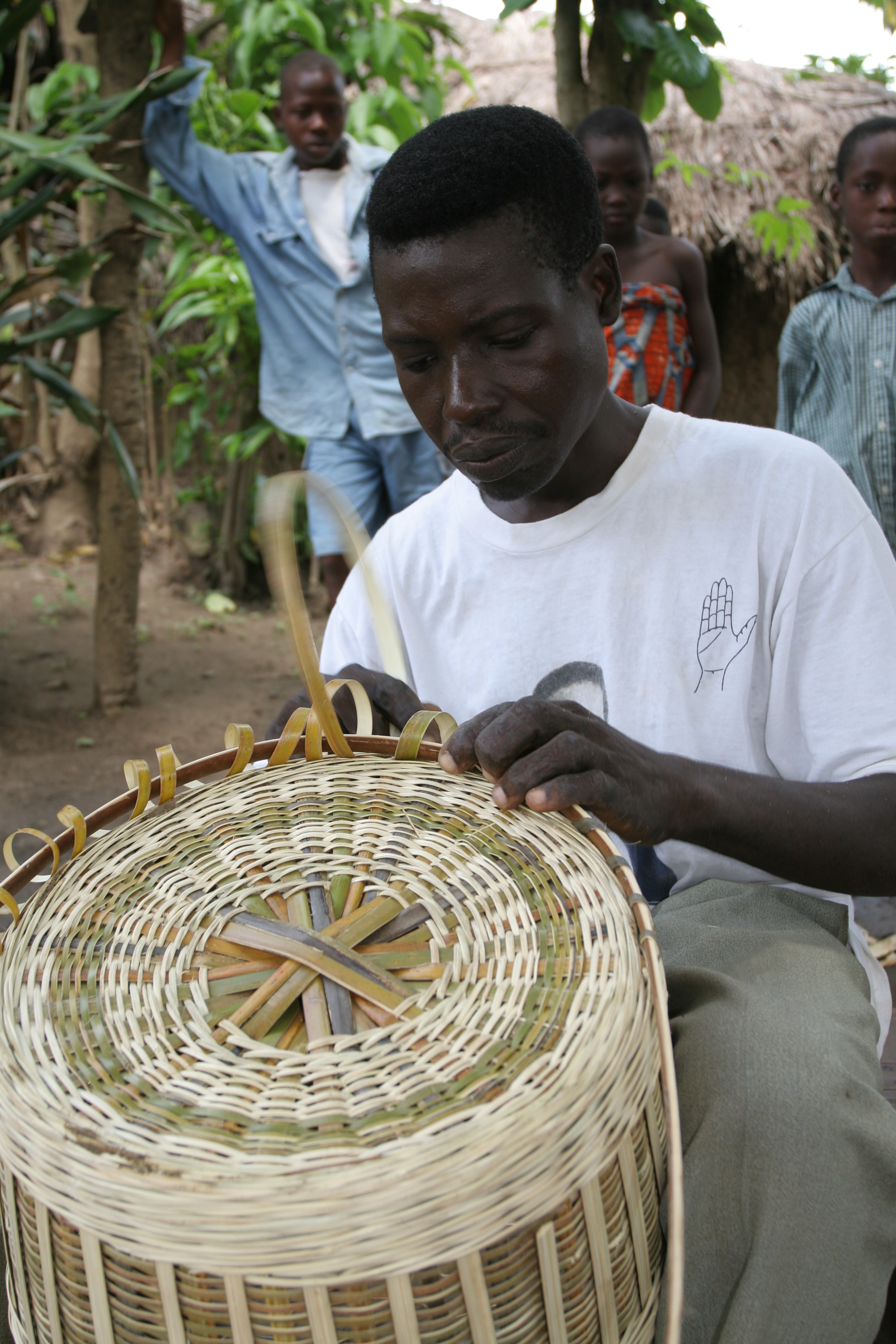 Making Baskets in Togo