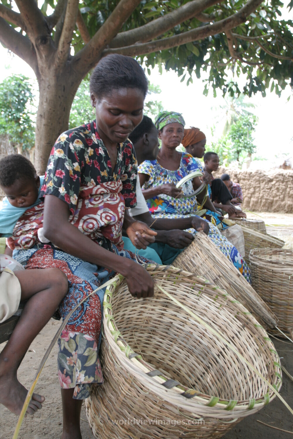 Making Baskets in Togo