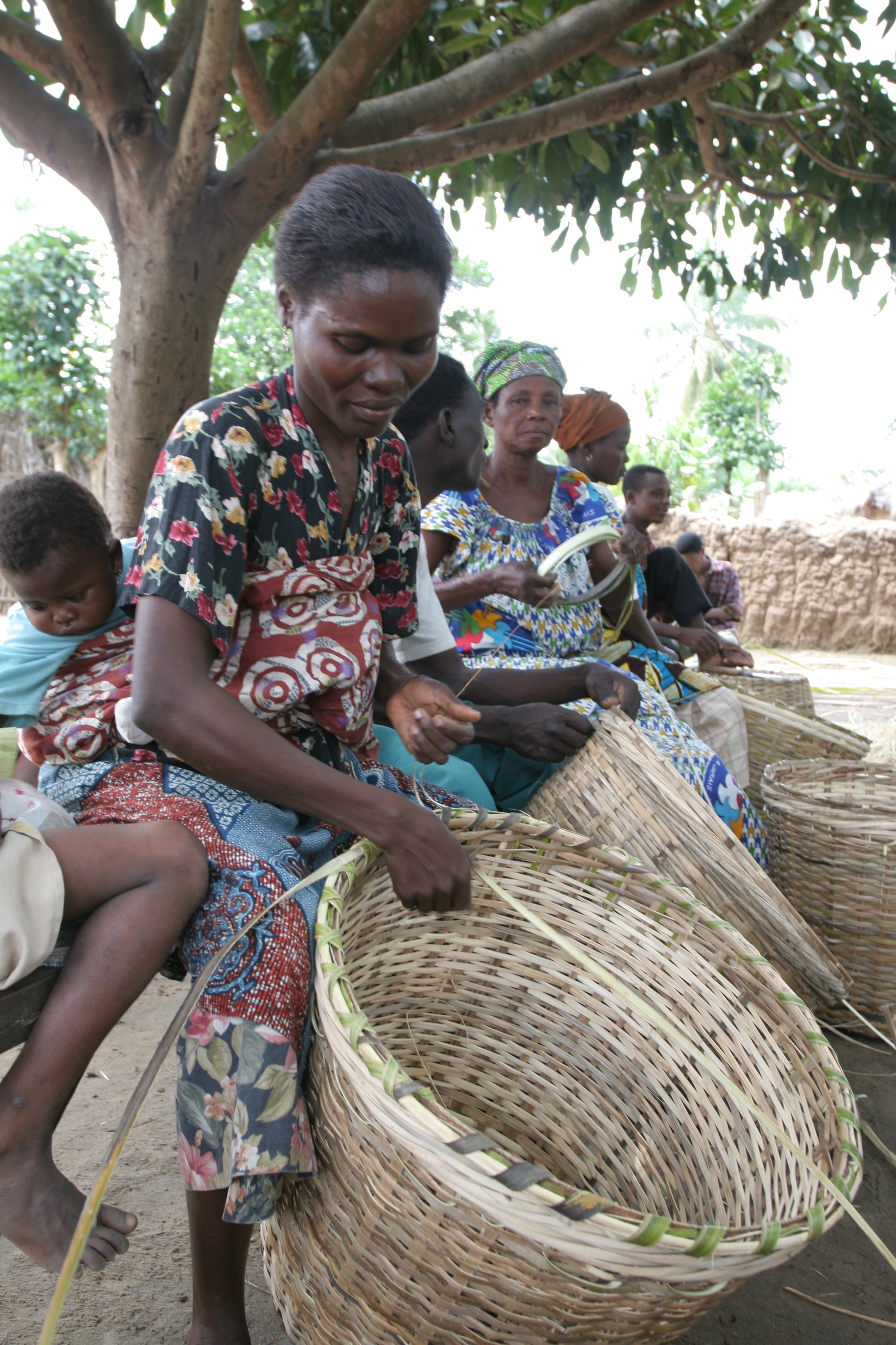 Making Baskets in Togo