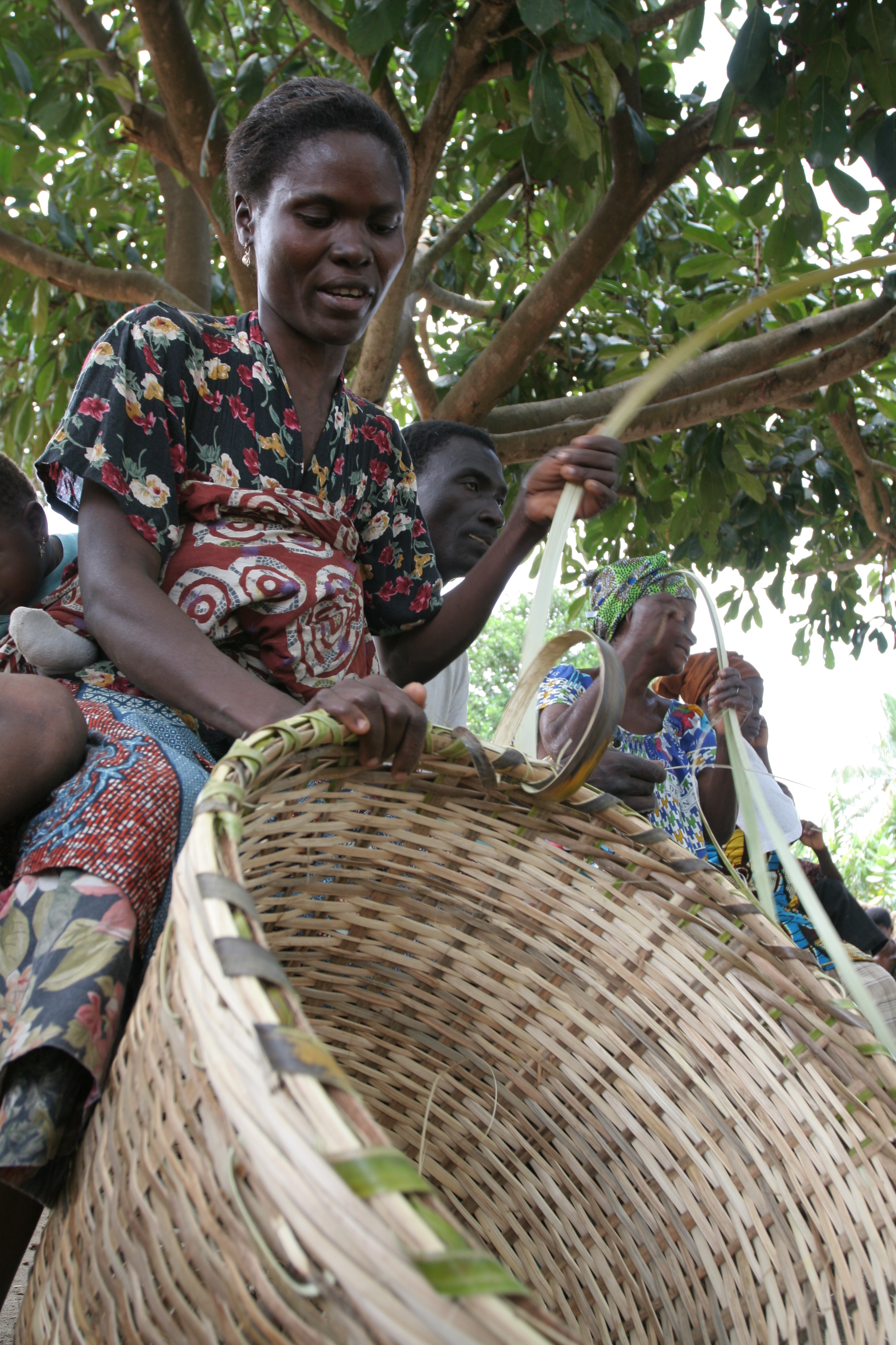 Making Baskets in Togo