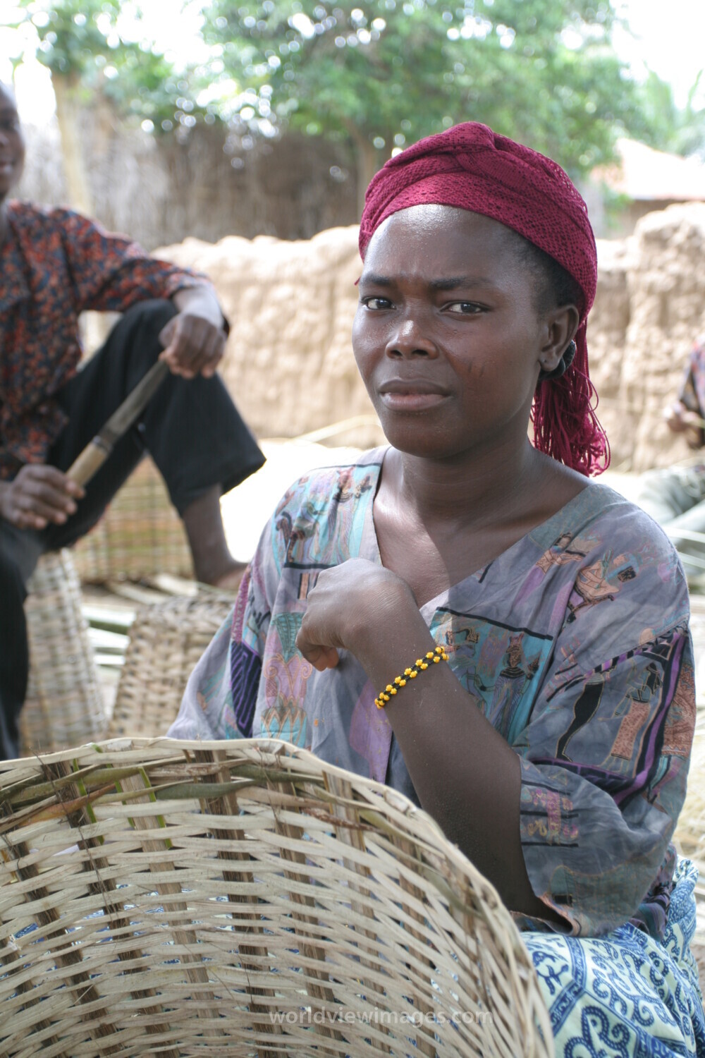 Making Baskets in Togo