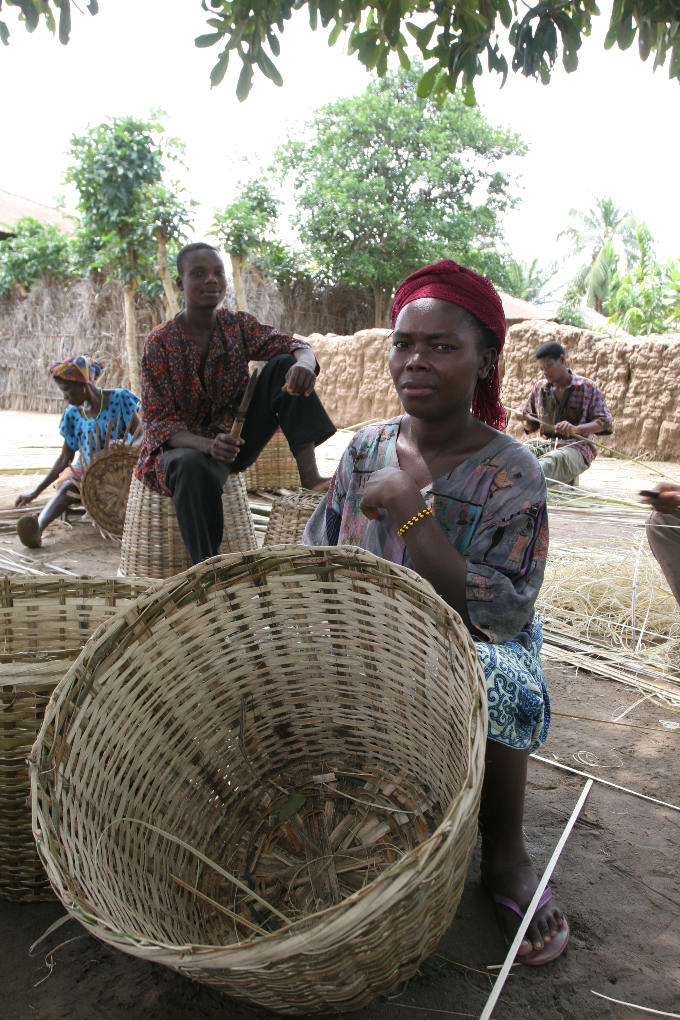 Making Baskets in Togo