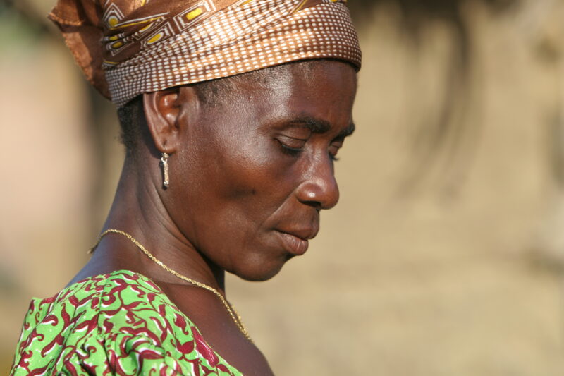 Woman in Togo Africa — Closeup of a woman in Togo in West Africa — Togo, Africa, West Africa, faces, women