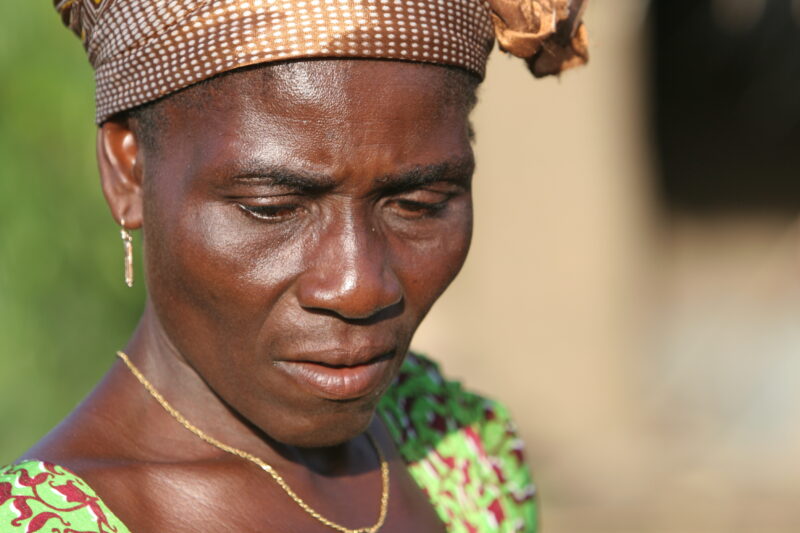 Woman in Togo Africa — Closeup of a woman in Togo in West Africa — Togo, Africa, West Africa, faces, women