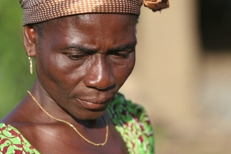 Woman in Togo Africa — Closeup of a woman in Togo in West Africa — Togo, Africa, West Africa, faces, women