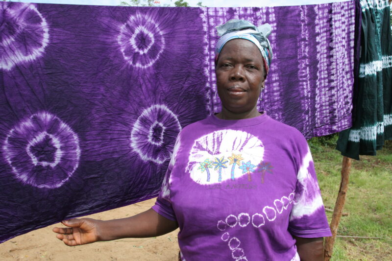 Tie Dye for Income — People in Togo learn how to do tie Dye to make income in West Africa — Togo, Africa, West Africa, faces, women