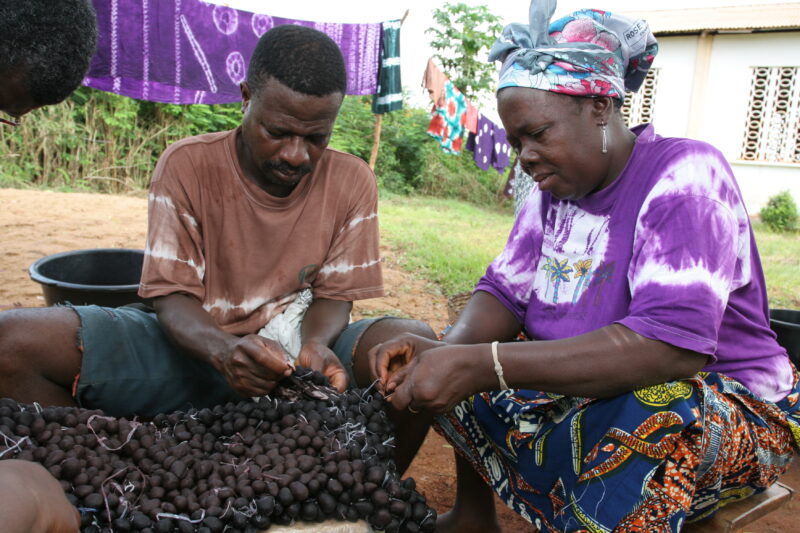 Tie Dye for Income — People in Togo learn how to do tie Dye to make income in West Africa — Togo, Africa, West Africa, men, faces