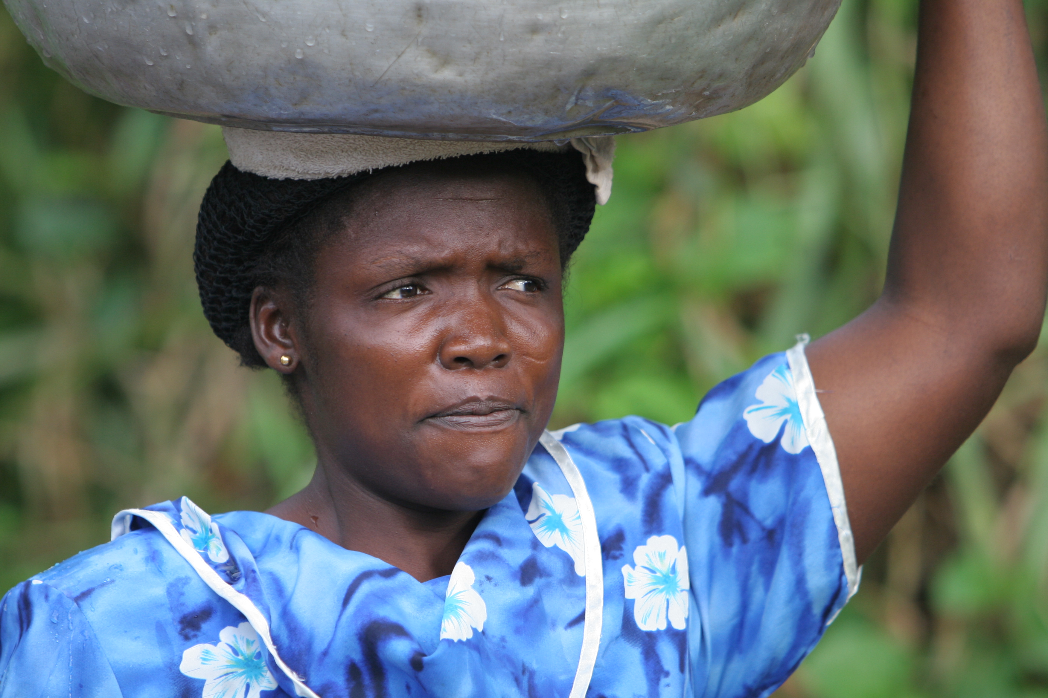 Doing laundry in Togo