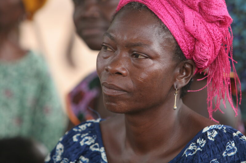 Woman in Togo Africa — Closeup of a woman in Togo in West Africa — Togo, Africa, West Africa, faces, women