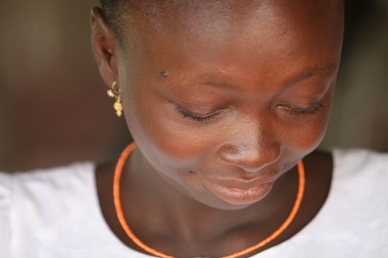 Students in class at a high school in Rural Togo — Togo, Africa, West Africa