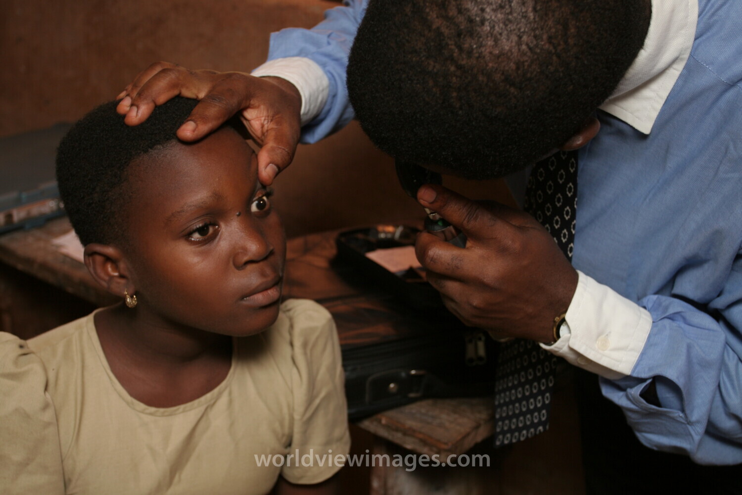 Eye Exams in a Rural village in Togo, Africa