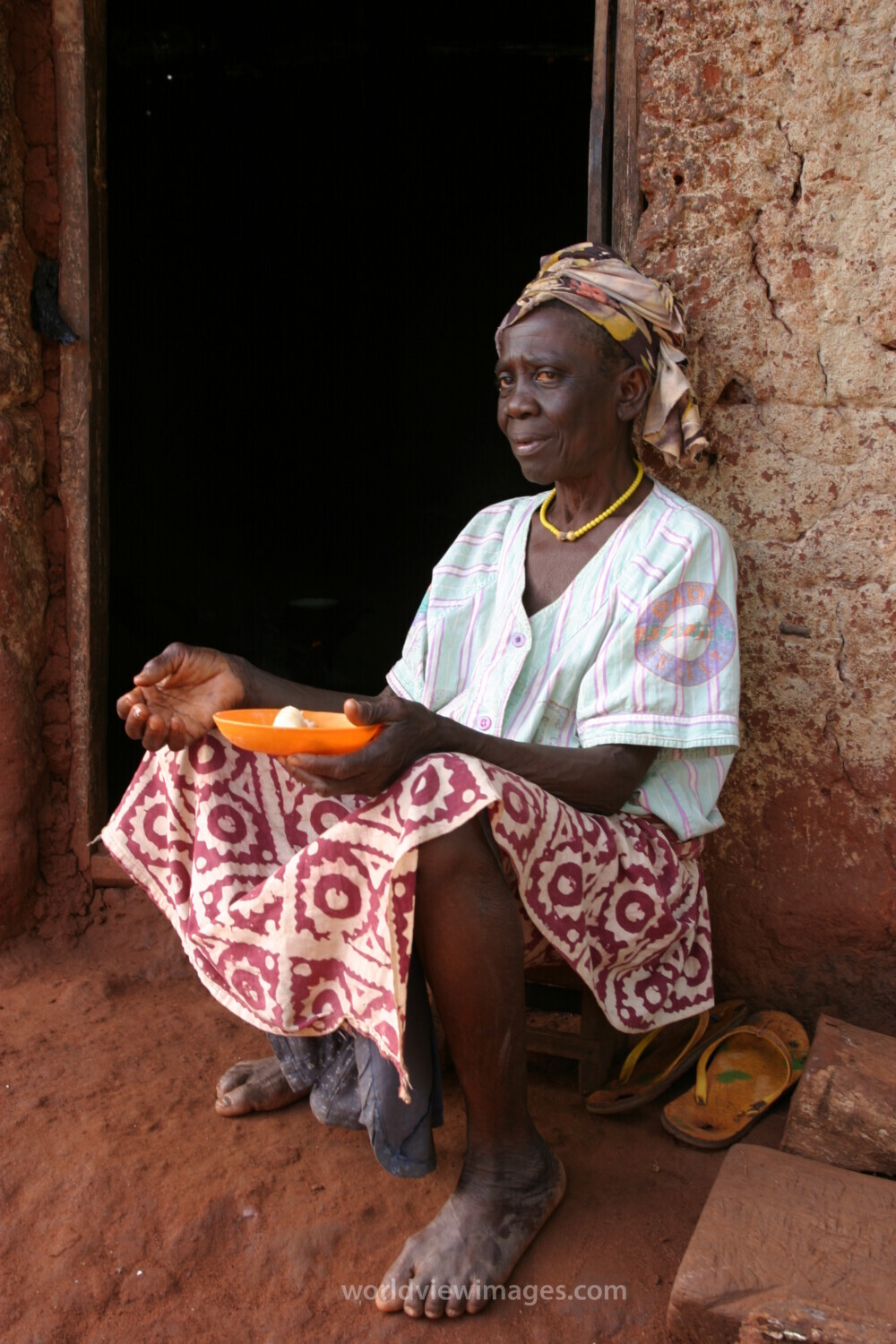 Woman in Togo Africa
