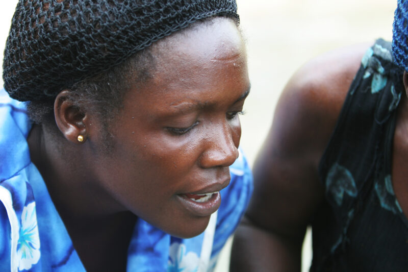 Doing Laundry in the River in Togo — Togo, Africa, West Africa, faces, women