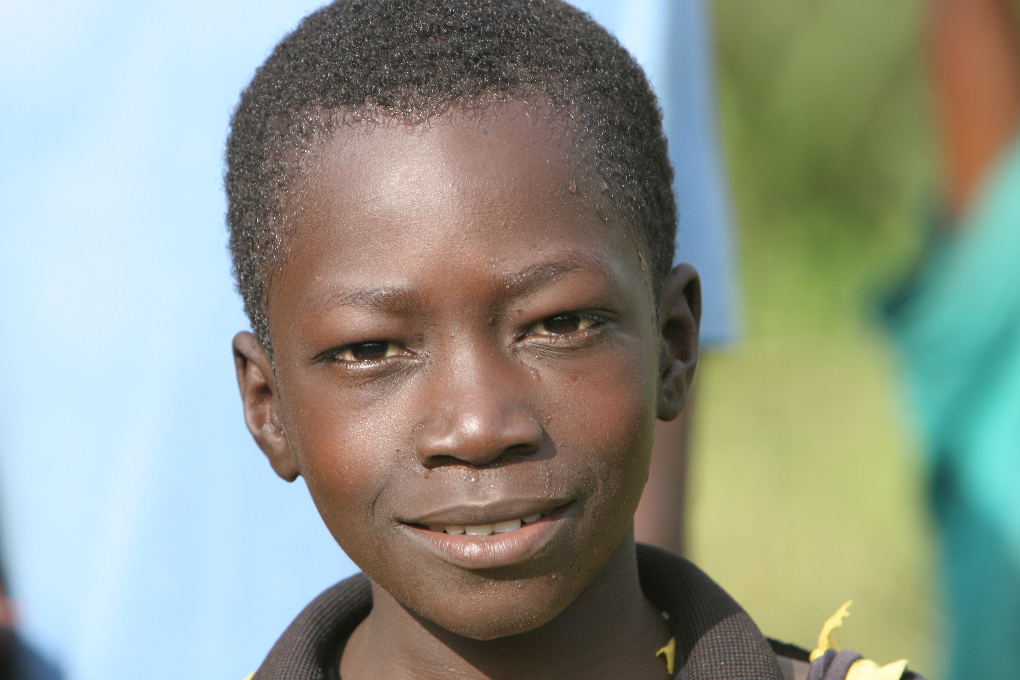 Doing Laundry in the River in Togo