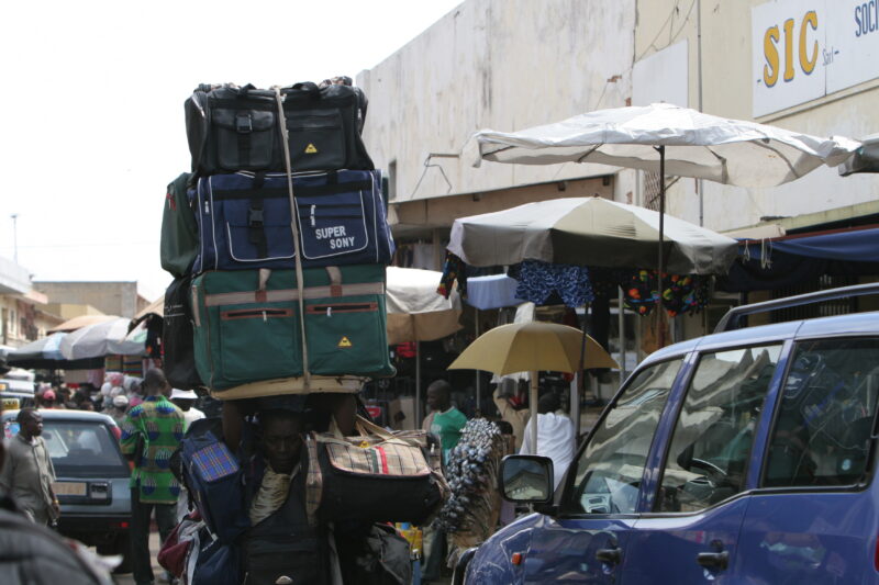 Lomé, the Capital City of Togo — Togo, Africa, West Africa, Lome, market