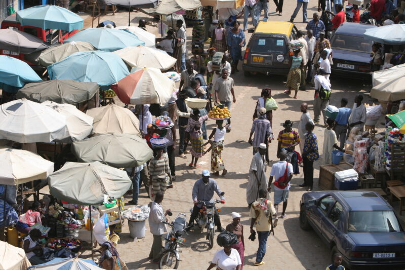 Lomé, the Capital City of Togo — Togo, Africa, West Africa, Lome, market