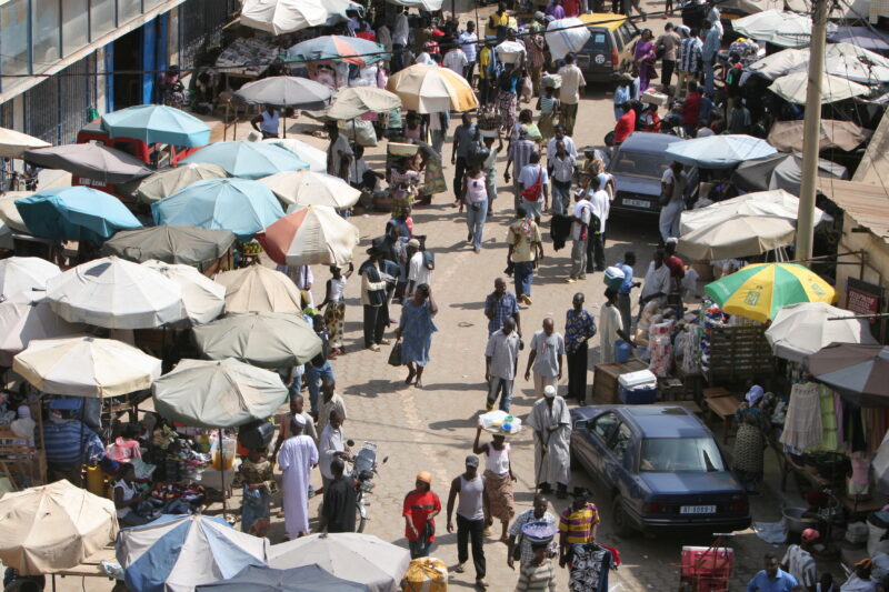 Lomé, the Capital City of Togo — Togo, Africa, West Africa, Lome, market