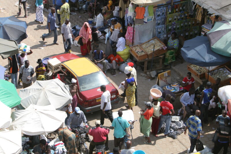 Lomé, the Capital City of Togo — Togo, Africa, West Africa, Lome, market