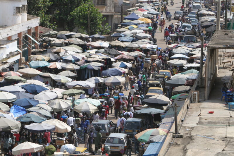 Lomé, the Capital City of Togo — Togo, Africa, West Africa, Lome, market