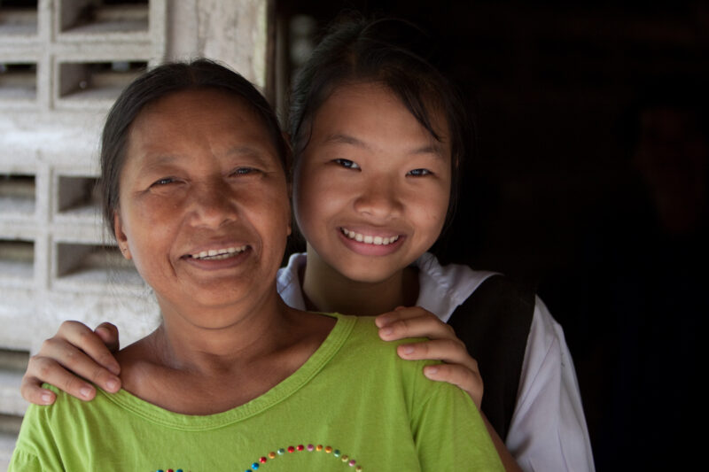Ethnic Mother and Daughter — Mother and Daughter in Northern Thailand — Thailand, mother, daughter, Mother and Daughter