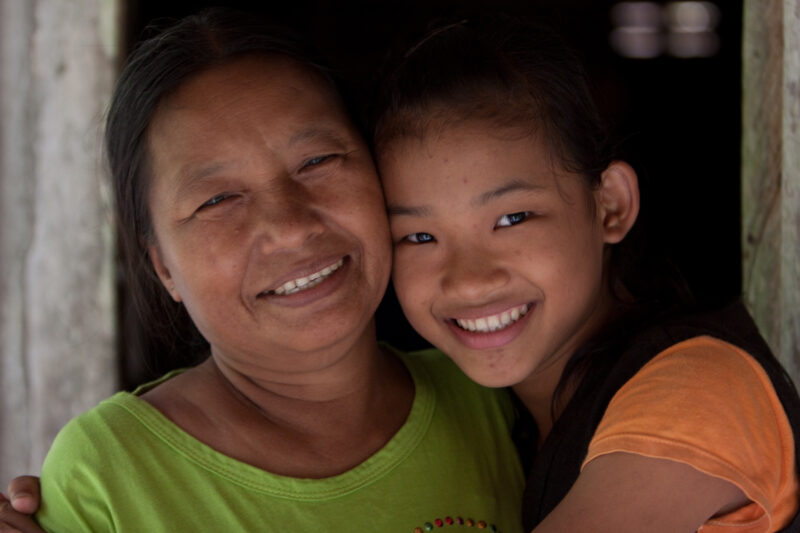 Ethnic Mother and Daughter — Mother and Daughter in Northern Thailand — Thailand, mother, daughter, Mother and Daughter