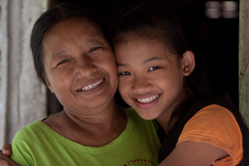 Ethnic Mother and Daughter — Mother and Daughter in Northern Thailand — Thailand, mother, daughter, Mother and Daughter