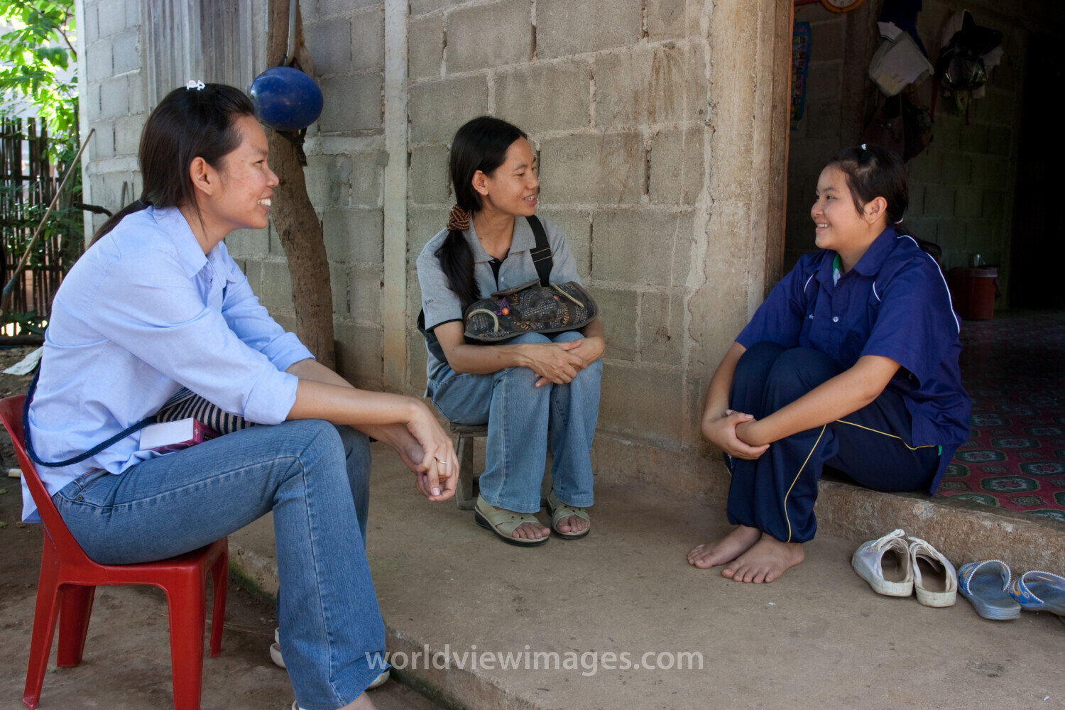 Social Workers visit Girl