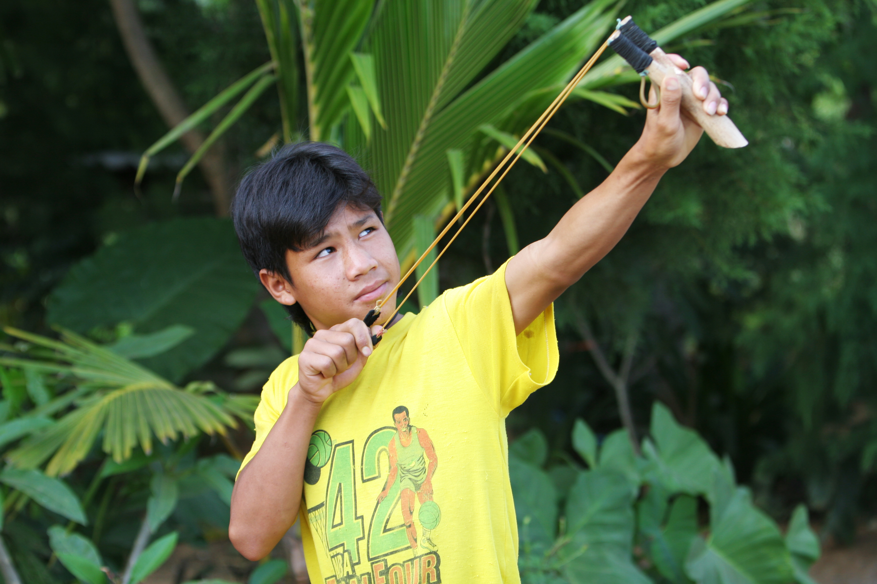 Boy with Sling Shot