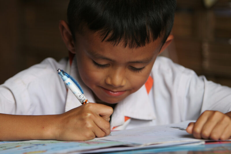 Boy in Thailand — Young Thai boy at home after school — Thailand, child, children, boy student