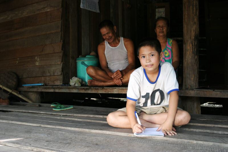 Boy in Thailand — Young Thai boy at home after school — Thailand, child, children, boy student