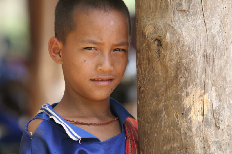 Boy in Thailand — Boys at their school playground in rural Thailand — Thailand, child, children, boy, boys